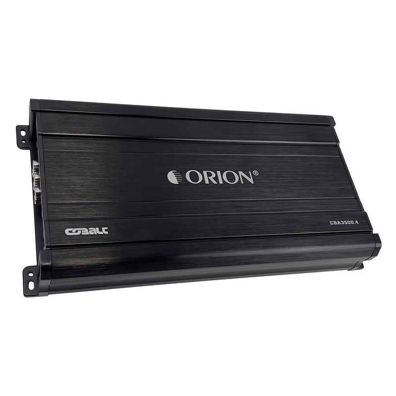 Orion أوريون سلسلة كوباالت CBA3500 مضخم صوت 4 قنوات عالي الكفاءة لنظام الصوت في السيارة - 3500 واط خرج عالي، مستقر عند 2/4 أوم، تمرير منخفض/مرتفع قابل للتعديل، تعزيز الجهير، مزود طاقة MOSFET - Image 1
